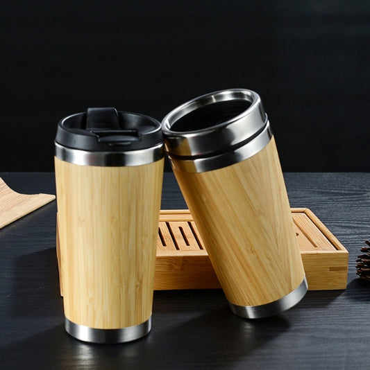 Eco Bamboo Coffee Cup For All Day Warmth - Home Hive HQ