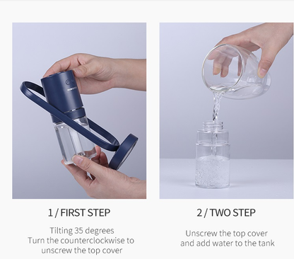 Relax with USB Air Humidifier and Soothing Night Lights - Home Hive HQ