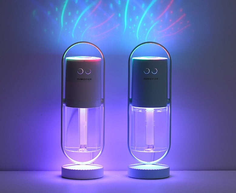 Relax with USB Air Humidifier and Soothing Night Lights - Home Hive HQ