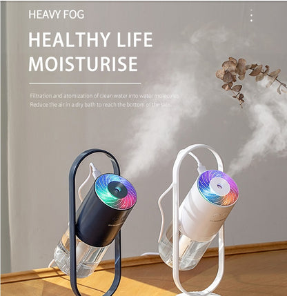 Relax with USB Air Humidifier and Soothing Night Lights - Home Hive HQ
